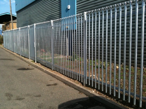 Palisade fencing in Chingford E4